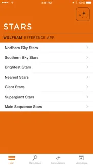 wolfram stars reference app iphone capturas de pantalla 1