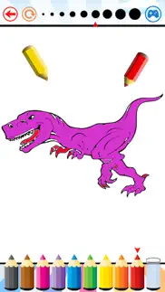 dino coloring book - dinosaur drawing and painting iphone images 1