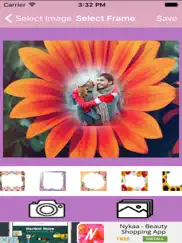 flower photo frame and pic collage ipad images 1