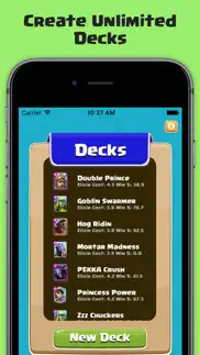 deck builder for clash royale - building guide iphone images 1