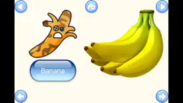 fruit words baby learning english flash cards iphone images 4