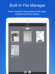smart pdf document scanner iPad Captures Décran 3