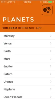 wolfram planets reference app iphone capturas de pantalla 1