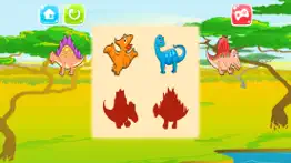 dinosaur drag drop and match shadow dino for kids iphone images 1