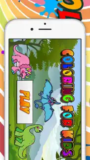 dino saurs coloring book for kids iphone images 2