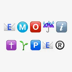 emoji text typer logo, reviews