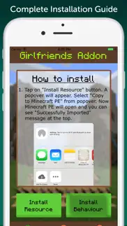 girlfriends addon for minecraft pe iphone images 1