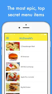 fast food secret menu guide iphone images 2