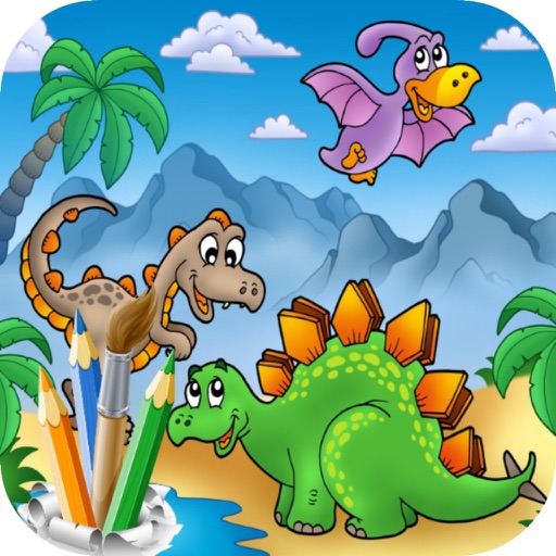 Dino Saurs Coloring Book For Kids app reviews download
