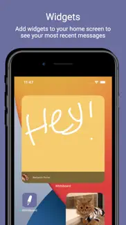 whiteboard - widget messaging iphone images 1