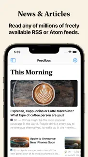 feedibus — rss feed reader iphone images 1