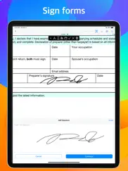 esign, fill and sign form docs ipad images 2