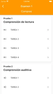 dele a2 spanish examen1 iphone capturas de pantalla 2