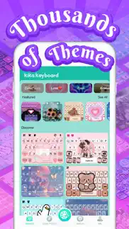 clavier kika: thèmes, emojis iPhone Captures Décran 1