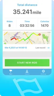 bicycle ride tracker pro iphone resimleri 2