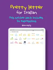 pretty letter for italian ipad images 3