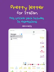 pretty letter for italian ipad images 2