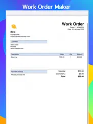 work order maker - wos tracker ipad images 1