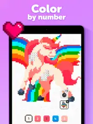 unicorn: color by number games ipad images 1
