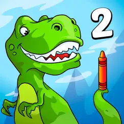 coloring book 2: dinosaurs logo, reviews