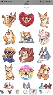 dog cute pun funny stickers iphone images 1