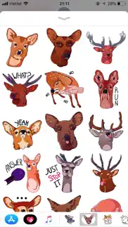 deer emoji funny stickers iphone images 1