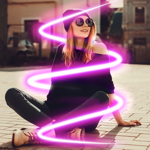 Neon Photo Editor Spiral Photo app reviews download