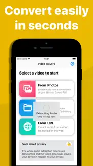 video to mp3 - extract audio iphone images 2