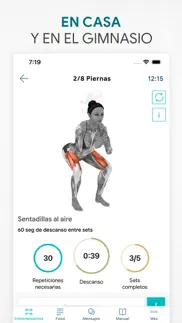 ejercicios en casa y gymnasio iphone capturas de pantalla 2