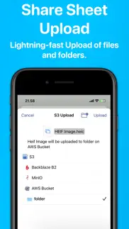 s3 files - bucket storage iphone capturas de pantalla 4