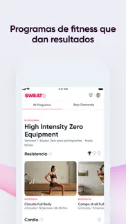 sweat: fitness app for women iphone capturas de pantalla 2