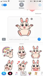 rabbit pun funny stickers iphone images 4