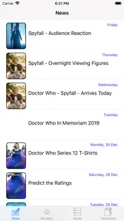 nitas - doctor who news matrix iPhone Captures Décran 1