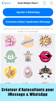 text stickers maker app for wa iPhone Captures Décran 3