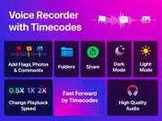 voice recorder with timecodes ipad capturas de pantalla 1