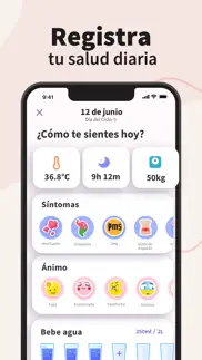 calendario menstrual y ciclo iphone capturas de pantalla 4