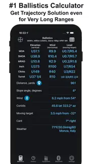chairgun elite ballistic tool iphone capturas de pantalla 1