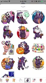 halloween death funny stickers iphone images 1