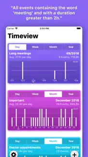 timeview - calendar statistics iphone resimleri 1