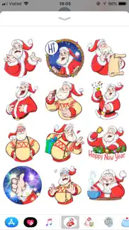 christmas santa funny stickers iphone images 1