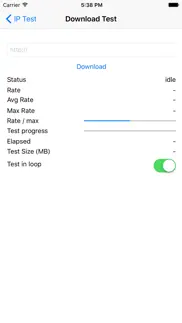 ip test - bandwidth test iPhone Captures Décran 2