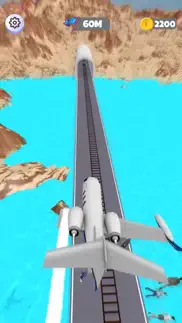sling plane 3d - sky crash jet iphone bildschirmfoto 3
