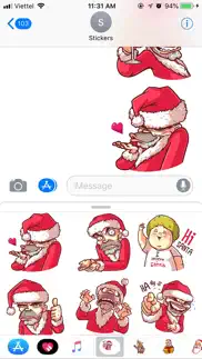 christmas santa - xmas sticker iphone images 2