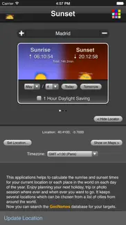 sunset iphone capturas de pantalla 1