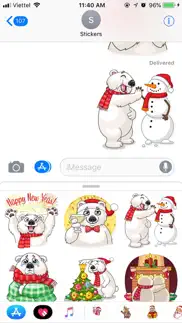 christmas ted frosty sticker iphone images 3