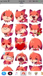 fox cute pun funny stickers iphone images 1