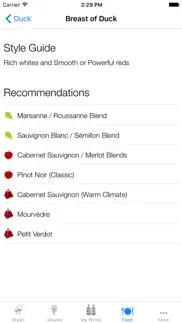 pocket wine pairing: sommelier iphone images 4