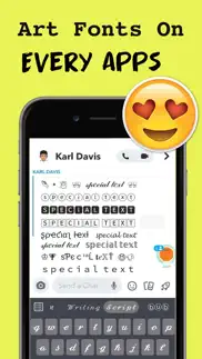 font keyboard - fonts chat iphone capturas de pantalla 4