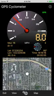 gps cyclometer iphone capturas de pantalla 2