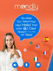 mondly: learn 33 languages ipad resimleri 1